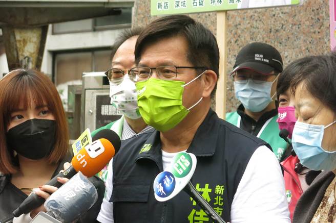 林佳龍表示，這問題應該要問盧秀燕。（李奇叡攝）