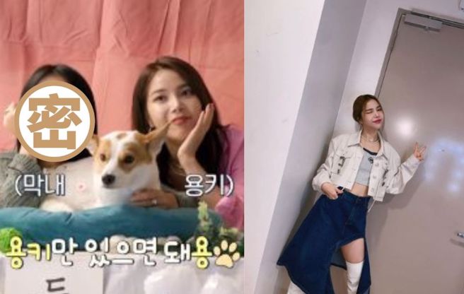 MAMAMOO頌樂與親姐一起上節目。(圖/頌樂IG及截至節目MBC《戶籍伴侶》)