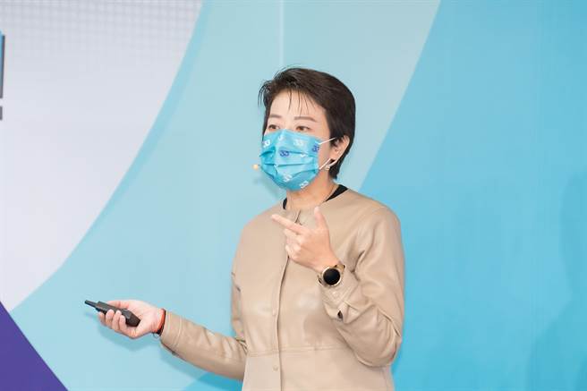 无党籍台北市长候选人黄珊珊。（黄珊珊竞选办公室提供）