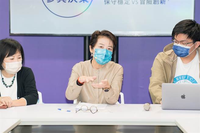 无党籍台北市长候选人黄珊珊。（黄珊珊竞选办公室提供）