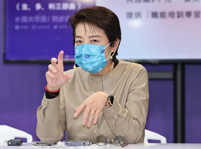 无党籍台北市长候选人黄珊珊。（陈俊吉摄）