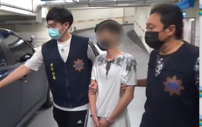 25岁庄姓男子在台中卖枪遭逮。（翻摄画面）