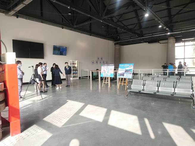 新候船室20日起启用。（翻摄照片／高雄洪靖宜传真）