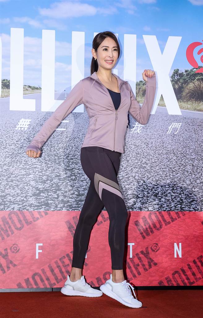 贾永婕热爱运动，身材曼妙。（罗永铭摄）