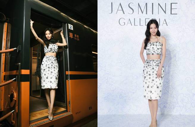 曾莞婷中空装泄火辣曲线。(图／取自曾莞婷脸书)