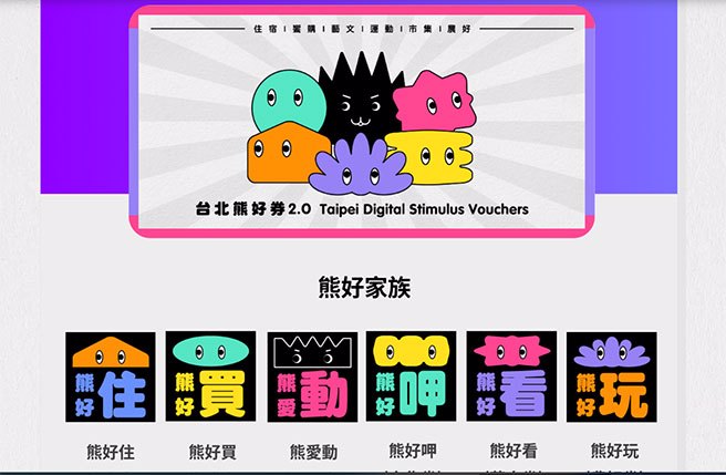 熊好券2.0。(擷取自台北市文化局網站)