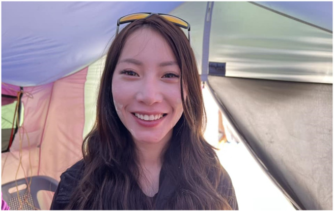 登山女神曾格尔卷入婚外情。（图／FB@曾格尔）