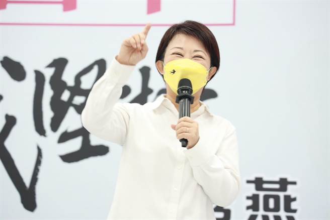 台中市市长卢秀燕。（图／卢秀燕竞选总部提供）