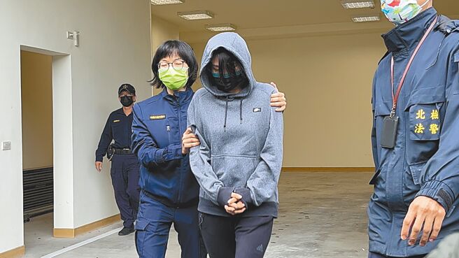 夜店杀警案主嫌之一的刘芯彤被法院判刑8年。（中央社）