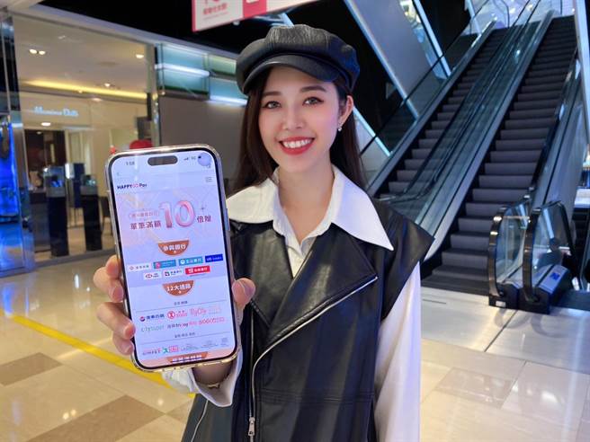 HAPPY GO助攻买气推出「环保兑最大」活动，延续品牌今年宣示的「改变多一些 快乐多一点」企业永续行动。（鼎鼎提供）