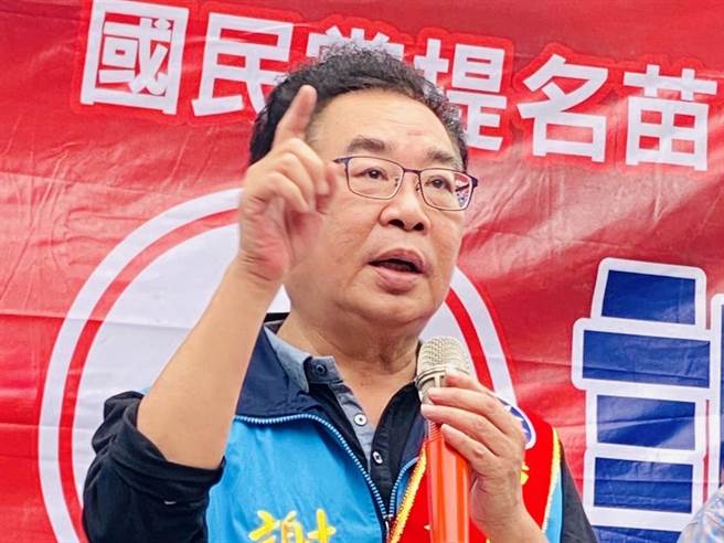国民党苗栗县长候选人谢福弘保证未来当县长一定严格管控砂石场。（谢福弘提供／谢明俊苗栗传真）