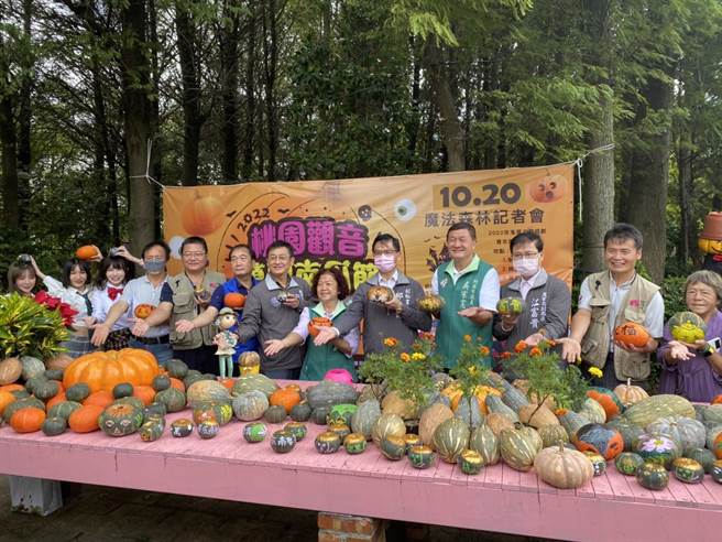 2022桃园观音万圣南瓜节整合休区在地农业、美食与多元农事体验，将于10月22日至11月6日登场（蔡明亘摄）
