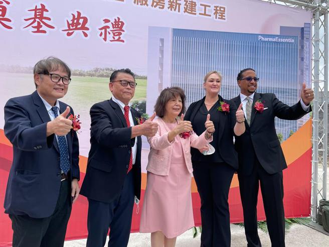 （药华医药竹北厂动土。图／杜蕙蓉）