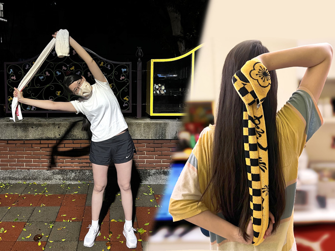 第一次参加健走竞赛的永庆房屋经纪人黄黛闵分享到，看到大家线上分享美食、运动的照片，感受到永庆人凝聚力十足。(图/永庆房屋提供)