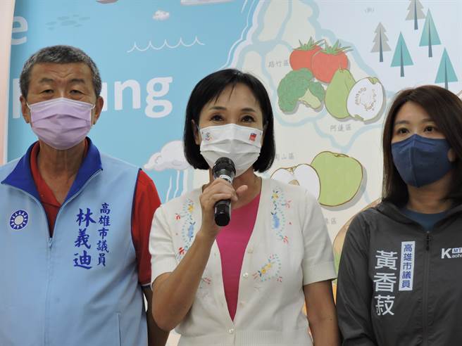 國民黨高雄市長候選人柯志恩。（洪靖宜攝）