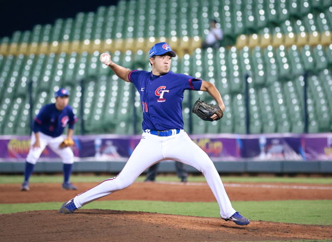 U23中华队庄昕谚。（资料照，中华棒协提供）