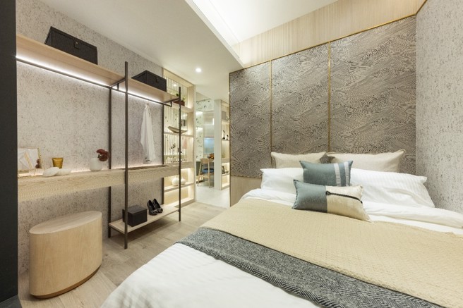 「天空之邑」房型规划为18-30坪的2至3房，其中19坪3房户型只要968万起。(图/天空之邑提供)