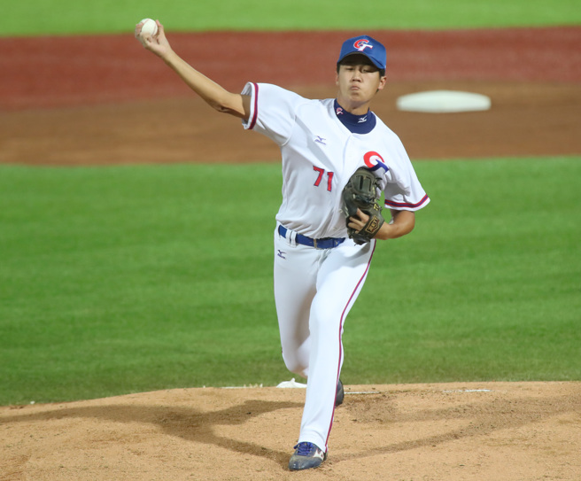 U23中华队庄昕谚。（郑任南摄）