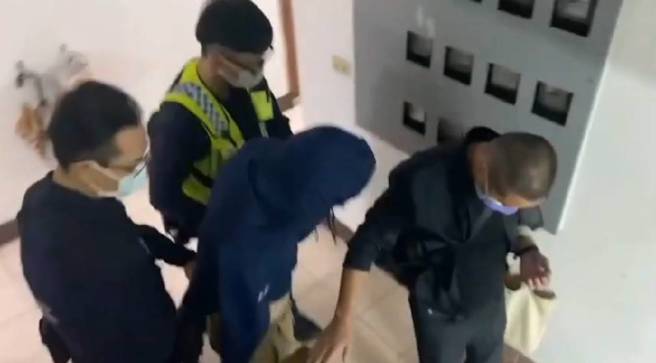 台中2名直销男为业绩酿衝突 ，1人遭刺10余刀惨死，警方迅速逮捕黄姓凶嫌。(戴志扬翻摄)