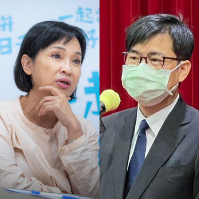 高雄市长候选人，左起为国民党候选人柯志恩、民进党候选人陈其迈。（合成图／中时资料照）
