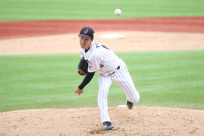 U23日本队富田莲。（资料照，中华棒协提供）