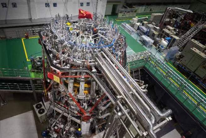 核工业西南物理研究院科研团队日前宣布其核聚变装置运行再次取得突破性进展。（图／环球网）