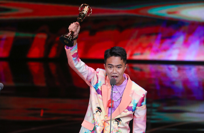  柯大堡《宝岛神很大》获得生活风格节目主持人奖。（图／杜宜谙摄）