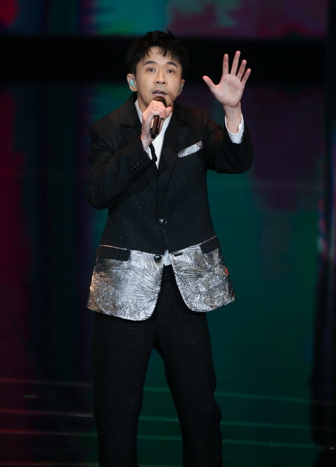 光良在本届金钟担任表演嘉宾。（图／杜宜谙摄）