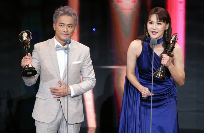 小兵、亚里及缺席的湘涵以《下课花路米－壮游闯天下》获儿少节目主持人奖。（图／杜宜谙摄）