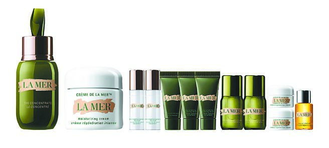 新光三越台北信义新天地－顶级保养LA MER经典修护组，特价2万3490元。（新光三越提供）