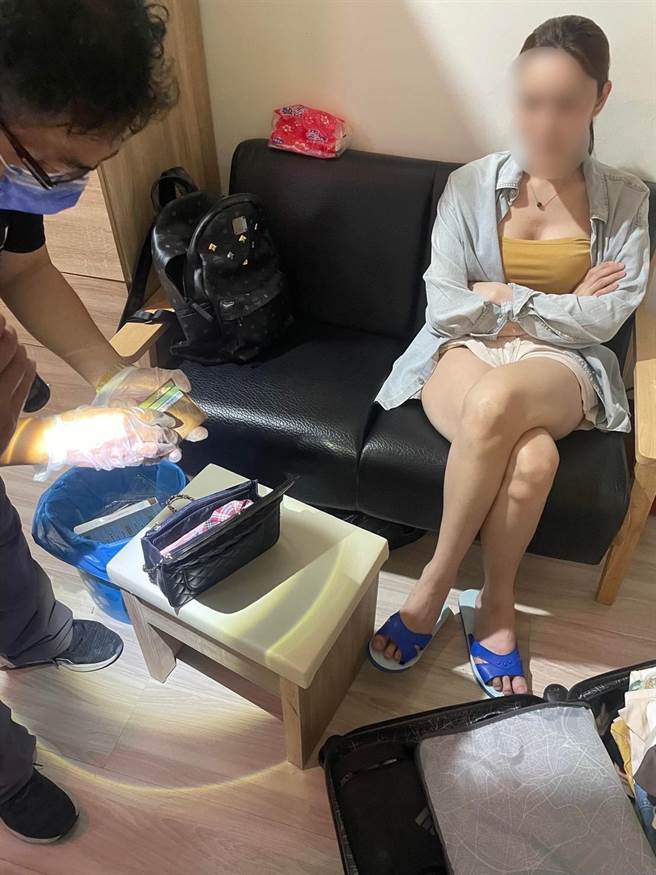 泰籍女子虽为变性人，但生意很好。(警方提供／曹婷婷台南传真)