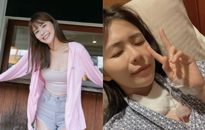 八点檔女神林萱瑜甲状腺长「3.5公分肿瘤」(图/林萱瑜脸书)