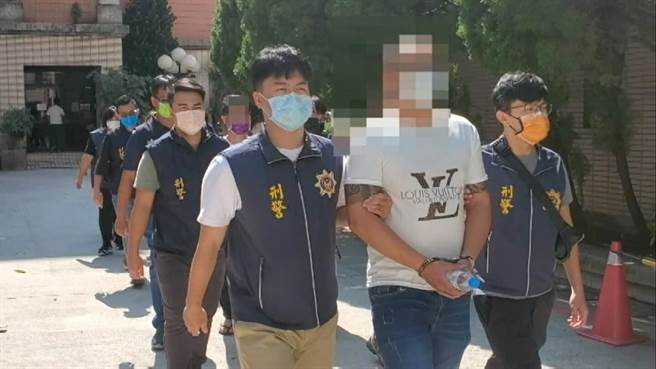 台中市检警选前扫黑、联手拚治安，查获暴力集团一共逮捕79人到案。（台中市警察局提供／张妍溱台中传真）