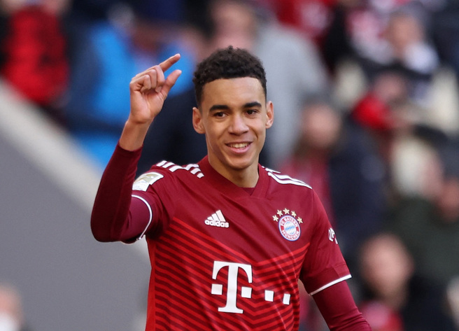 穆斯亚拉 本赛季已站稳拜仁先发前锋的位置（图片来源︰达志影像）