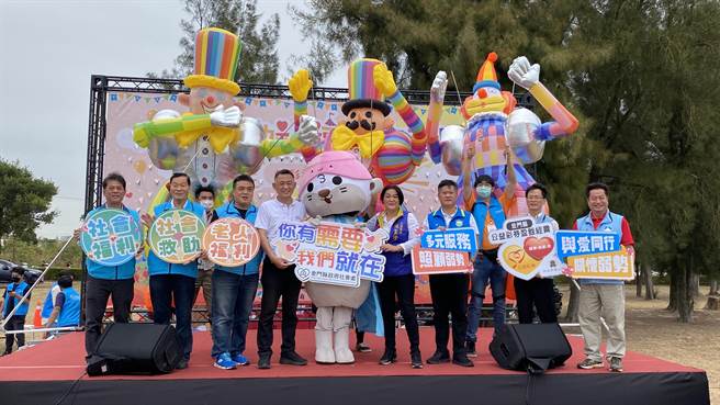 「2022金门县跃动社福嘉年华活动─公益健走活动」今(22)日上午假金城镇莒光公园盛大登场(于家麒摄)