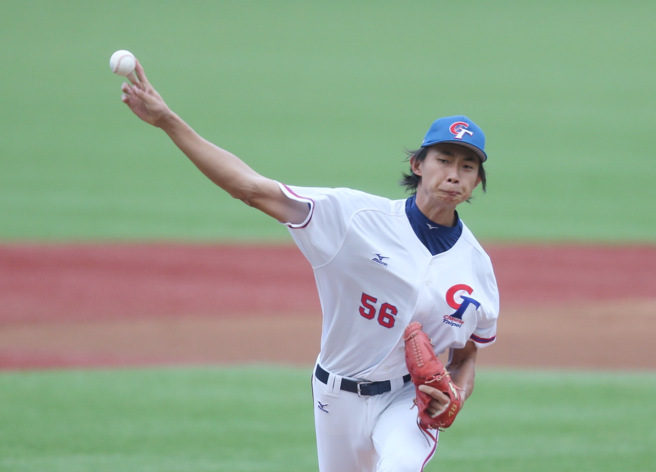 U23中华队林振玮。（陈怡诚摄）