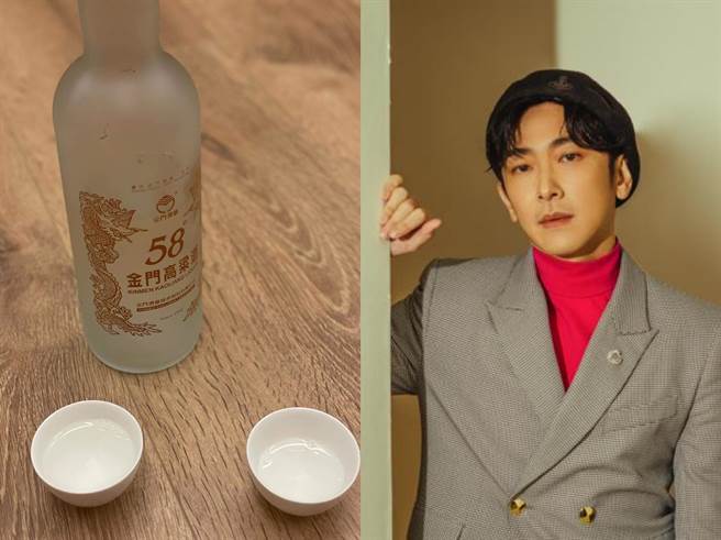 施名帅端出高粱酒为已故好友吴朋奉得奖庆祝，自己激动到哭不停。（经纪人提供）
★《中时新闻网》关心您：饮酒过量，有碍健康。酒后不开车，安全有保障！