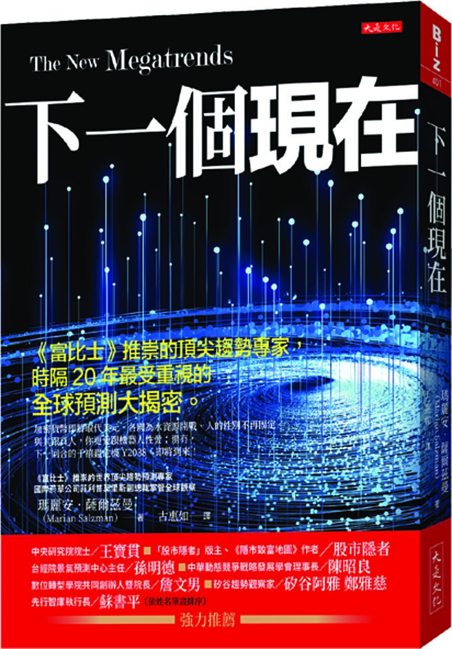 《下一个现在》作者／玛丽安．萨尔兹曼出版社／大是文化