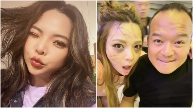 小甜甜发文思念明金成。（图／翻摄自小甜甜IG@riva0913）