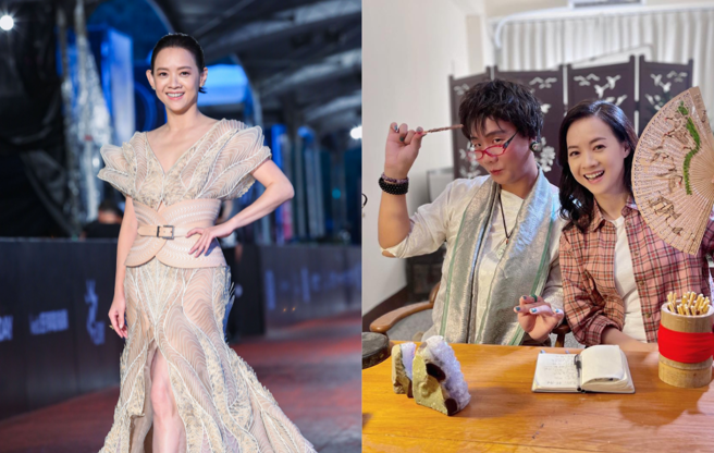 曾宝仪金钟主持获网友好评不断。（图/中时资料照、曾宝仪脸书）