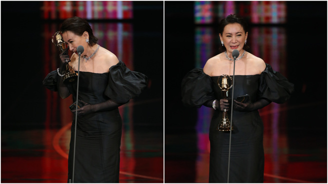 陈亚兰夺视帝宝座。（图／杜宜谙摄）