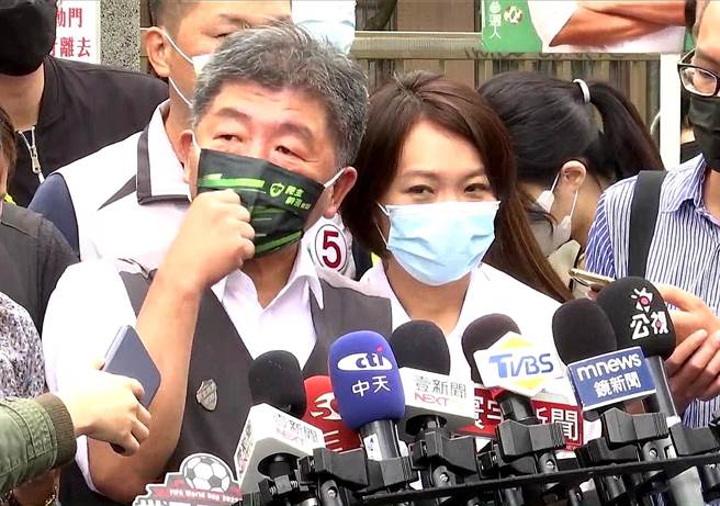 中共二十大閉幕 陳時中要對手講清楚是否「抗中保台」(崔慈悌攝)