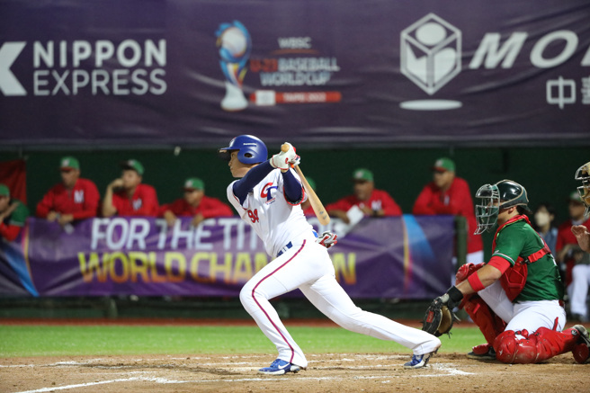 U23中华队杨竣翔。（资料照，中华棒协提供）