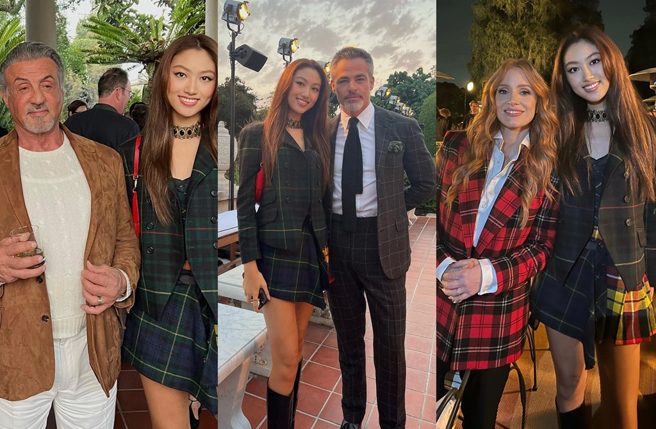 任晴佳和許多明星合照。（圖／ellayamm Instagram）