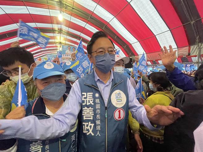 缺席青年论坛遭酸是骗选票，张善政说因时间衝突，关心青年热忱不变。(吕筱蝉摄)