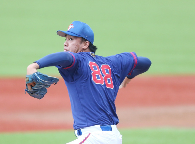 U23中华队李晨薰。（陈怡诚摄）