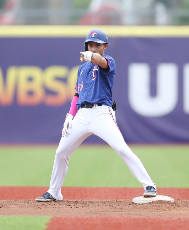 U23中华队陈圣平。（陈怡诚摄）