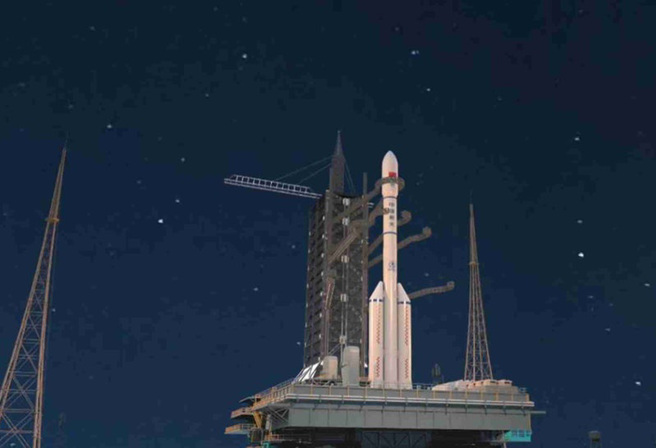 新一代載人運載火箭讓中國具備2030年前載人登陸月球的能力，並為後續月球科考與開發、深空探測打下基礎。（圖／央視截圖）