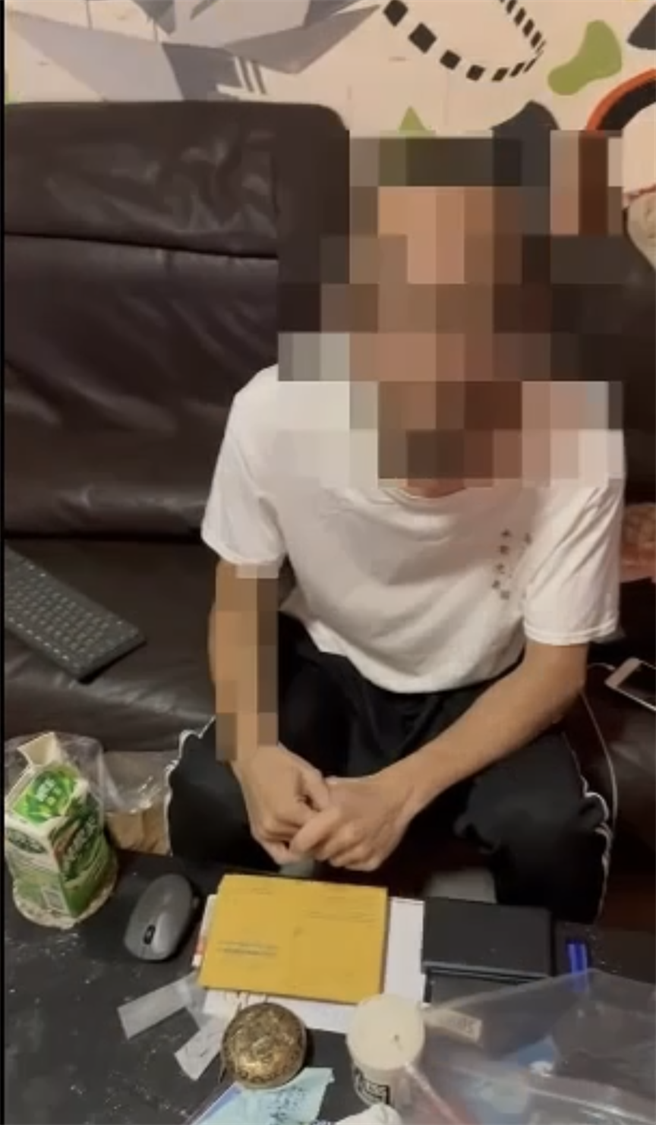 警方在刘的住处搜到356公克的大麻。（翻摄画面）