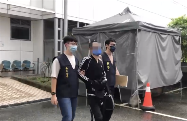 警方依毒品罪嫌移送刘，扩大侦办中。（翻摄画面）